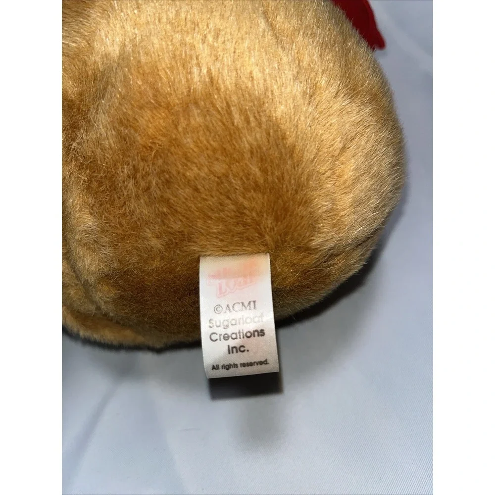 Sugar Loaf  Merry KISS Moose Brown‎ Plush Teddy Bear